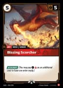 Blazing Scorcher 프로모 실물