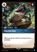 Riptide Rex 프로모 실물