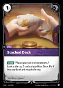 Stacked Deck 프로모 실물