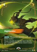 Highlander 프로모 실물