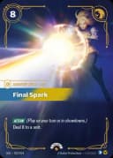 Final Spark 프로모 실물