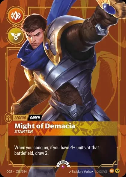 Garen - Might of Demacia - Starter 프로모
