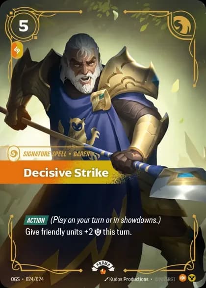 Decisive Strike 프로모