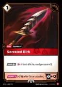 Serrated Dirk 프로모 실물