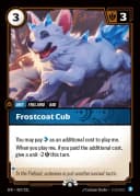 Frostcoat Cub 프로모 실물