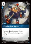 Production Surge 프로모 실물