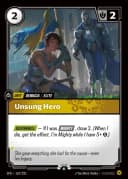 Unsung Hero 프로모 실물
