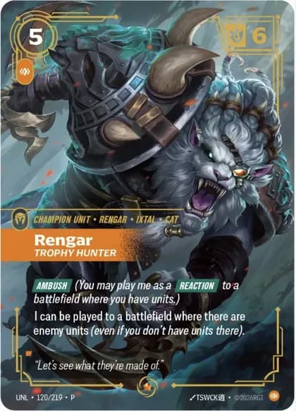 Rengar - Trophy Hunter 프로모