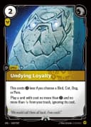 Undying Loyalty 프로모 실물