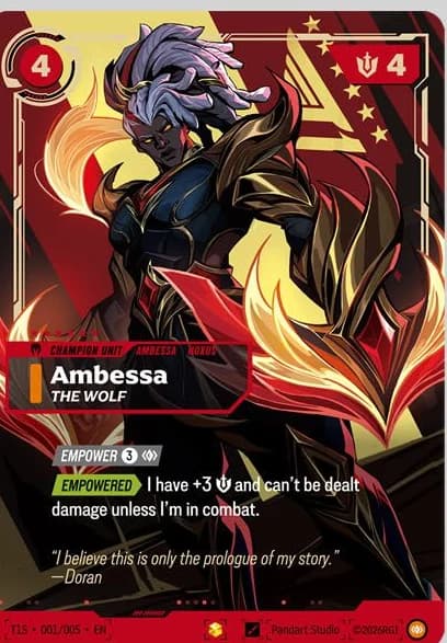 Doran의 암베사 — Ambessa, The Wolf (T1S-001/005)