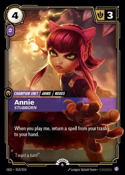 Annie - Stubborn 프로모