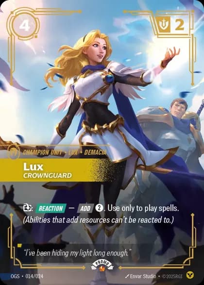 Lux - Crownguard 프로모